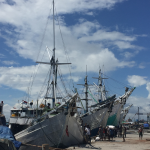 Phinisi båt, Makassar, Indonesien