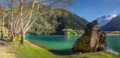 Kazakstan har vackert landskap