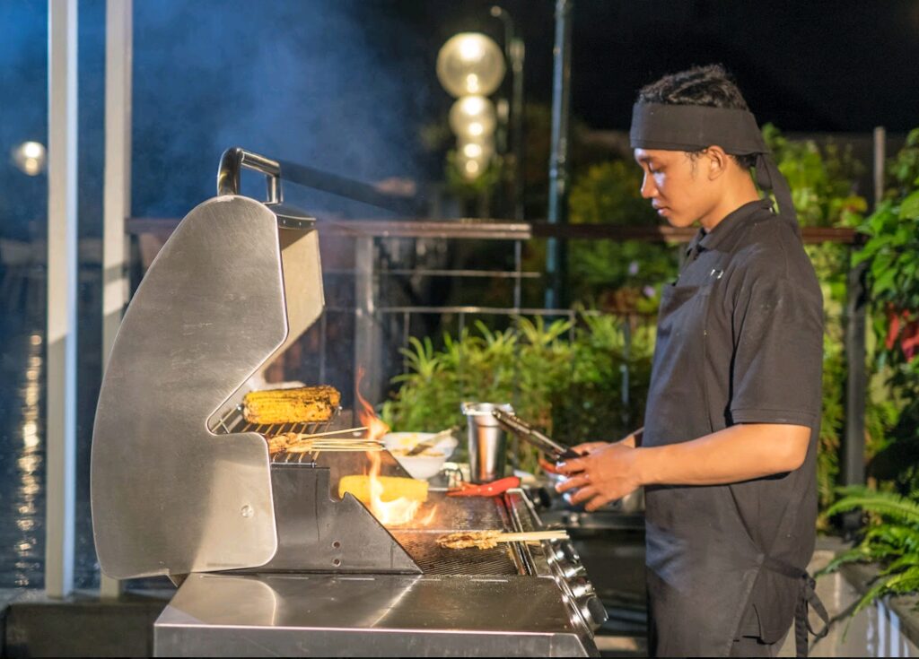 Jambuluwuk Seminyak på Bali och dess BBQ