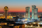 Astana och Almaty i Kazakstan