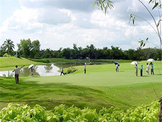 Golf i HCMC i Vietnam