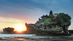 Uluwatu tempel, Bali, Indonesien
