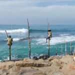 Fiskare i södra Sri Lanka