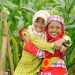 Happy Kids, Sumatra, Indonesien
