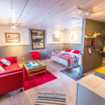 Bedroom, living room