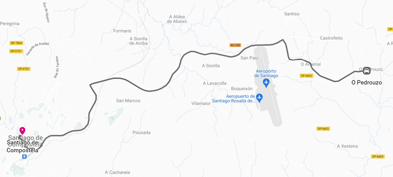 Pedrouzo-Santiago de Compostela