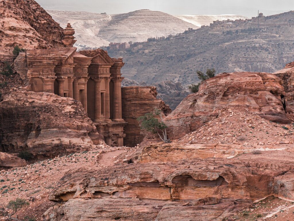 Petra, en av Jordaniens skatter
