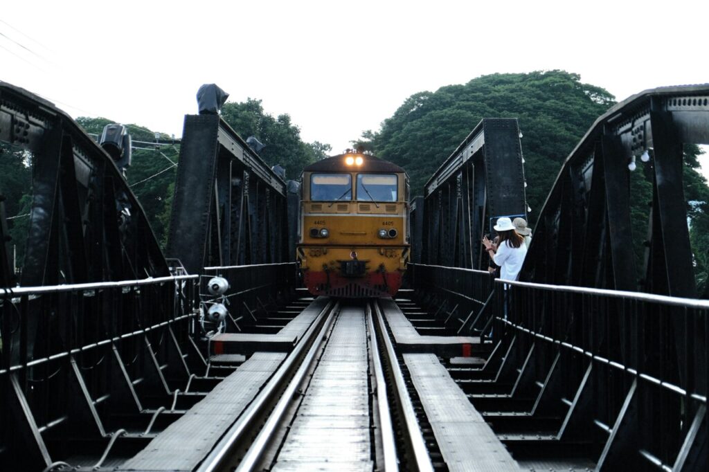 Bron över River Kwai